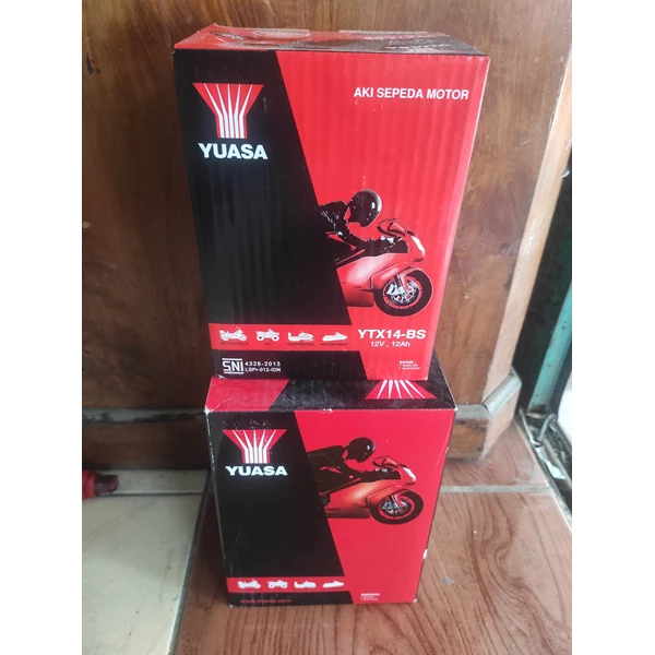 yuasa ytx14-bs . motorcycle battery