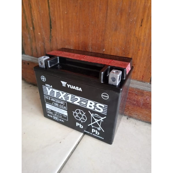 Yuasa YTX12BS Kering Dry Motorcycle Battery