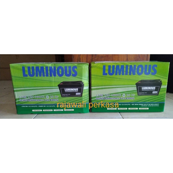 baterai VRLA LUMINOUS 12V 100Ah C20 NEW