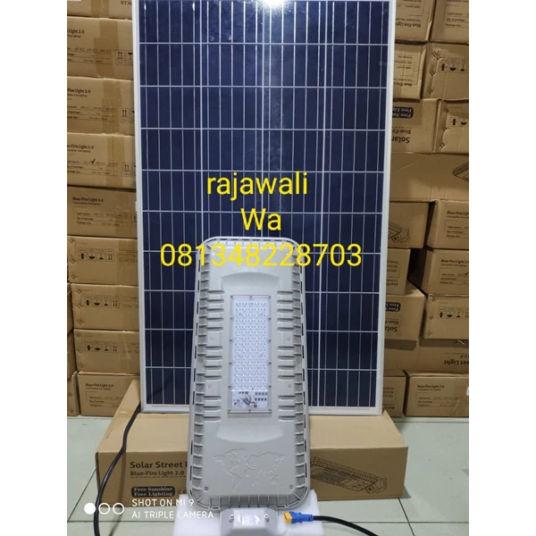  PJU solar powered lights 60 watts blue fire 2 in 1