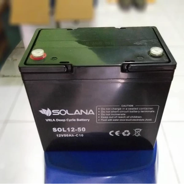 VRLA Solana 12V 50Ah dry battery