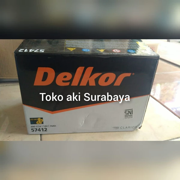 Delkor 12v 74ah 57412  dry battery