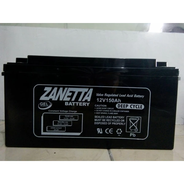 ZANETTA 12v 150ah VRLA GEL Battery