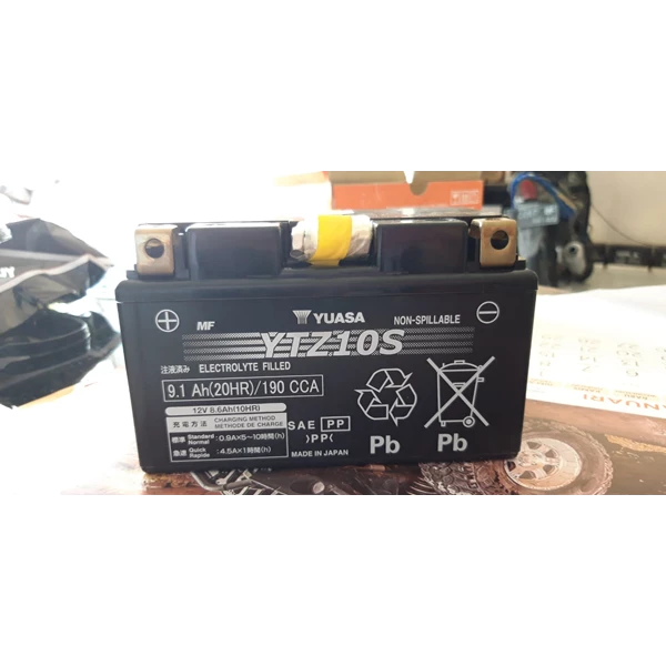 Yuasa YTZ10S MF 12v 9.1Ah Motorcycle Battery